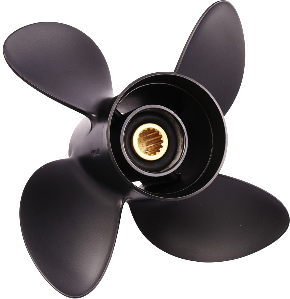 SOLAS 3413-125-19 Amita 4 Yamaha/Tohatsu/Nissan Aluminium 60-130 HP 19 Propeller