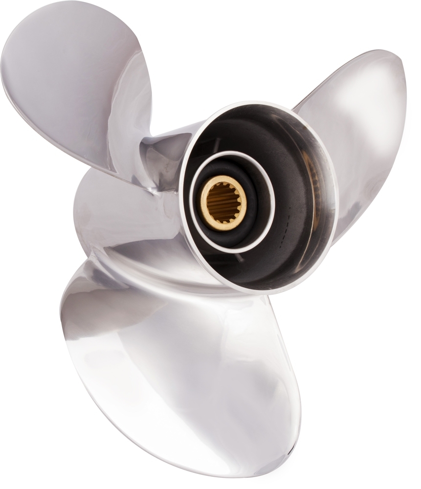 SOLAS 3431-133-17 New Saturn Yamaha/Tohatsu/Nissan Stainless Steel 60-130 HP 17 Propeller