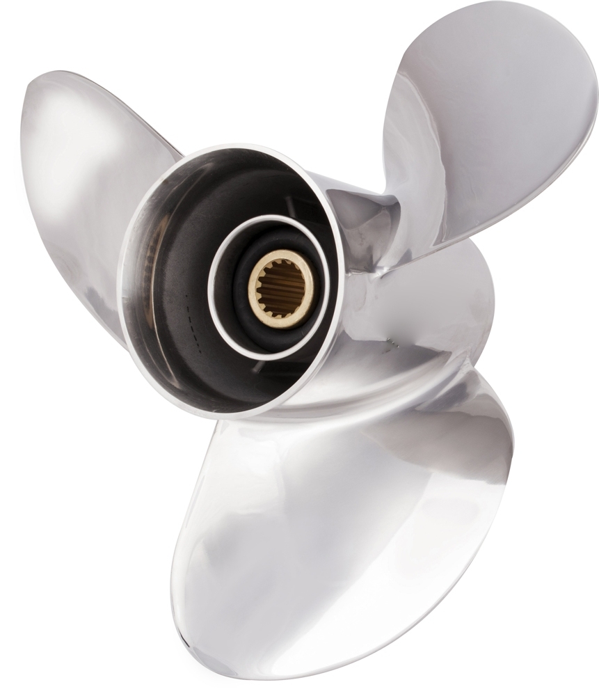 SOLAS 3432-130-19 New Saturn Yamaha/Tohatsu/Nissan Stainless Steel 60-130 HP 19 Propeller