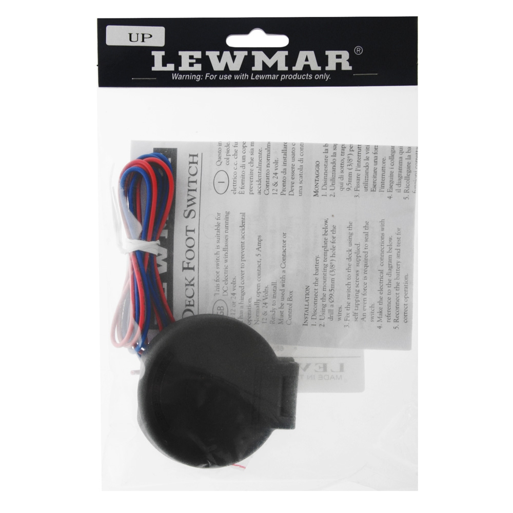 Lewmar Foot Switch for Windlass Up