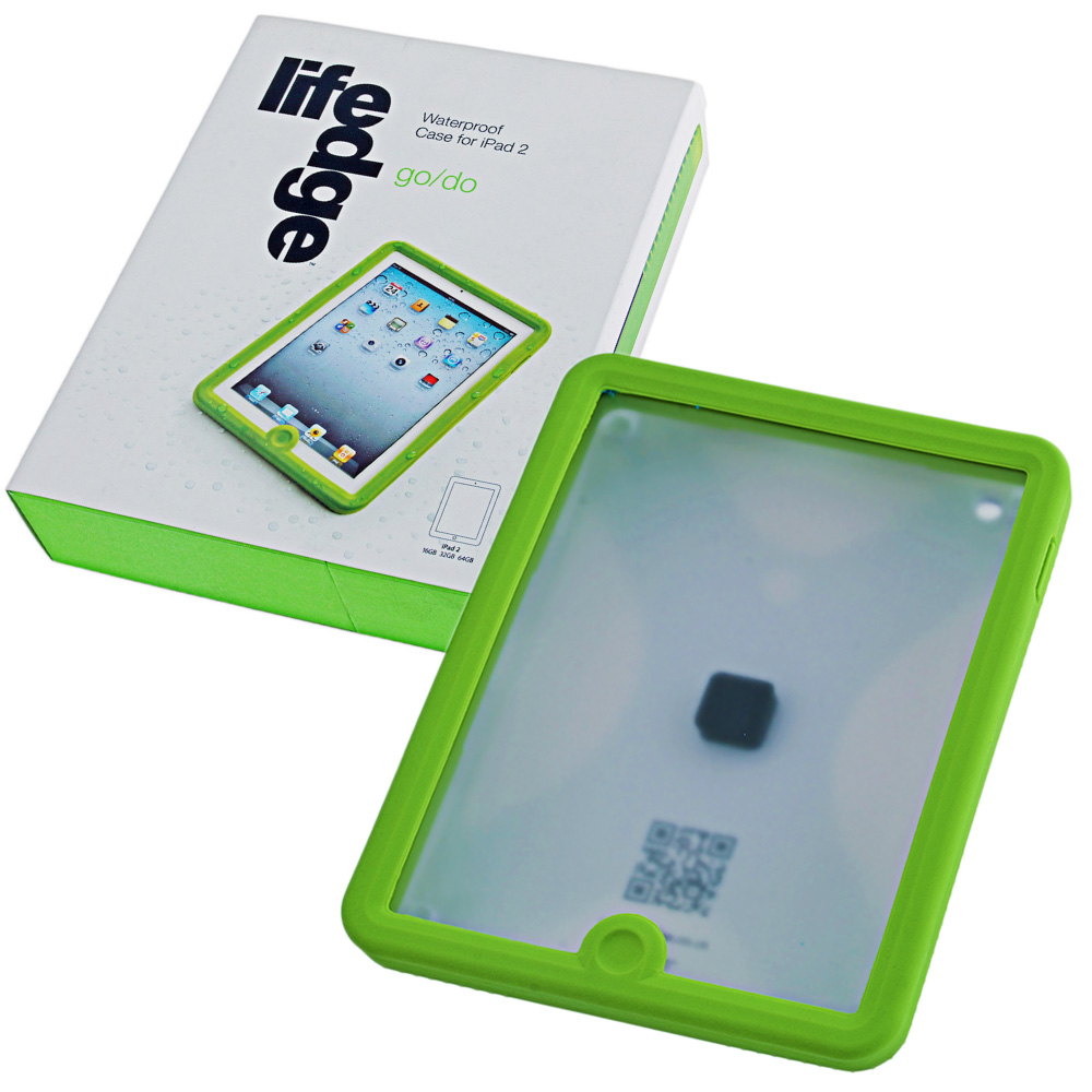 Lifedge Waterproof Ipad 2 Case Green