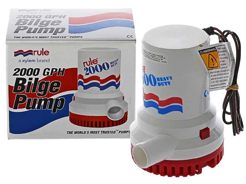 Rule Submersible Bilge Pump 2000GPH 12v