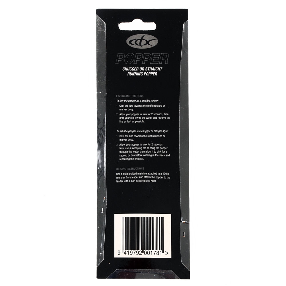 CDX Popper GT Candy 120mm 135g Blue/White