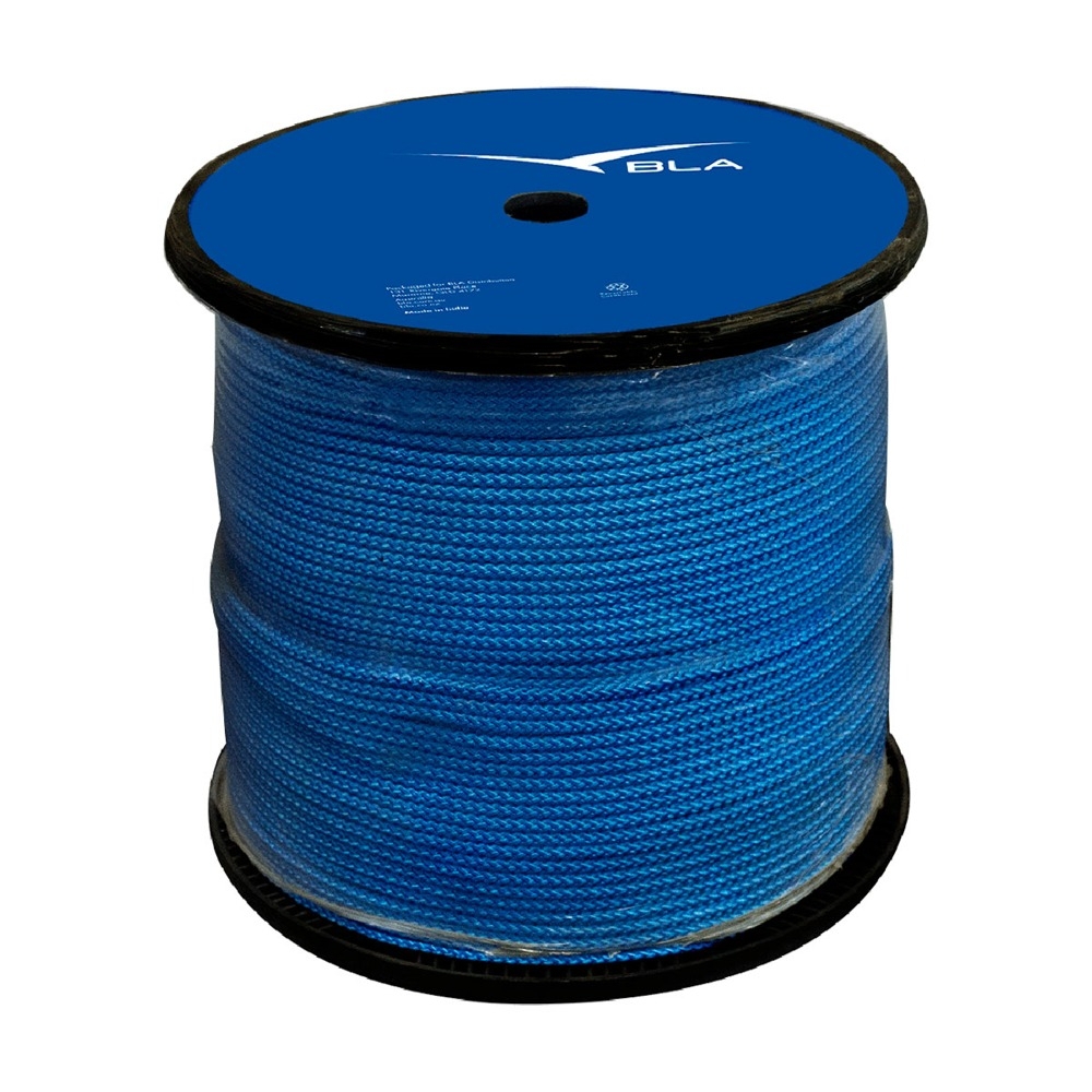 BLA Plaited Polyster Rope 5mm x 500m Blue
