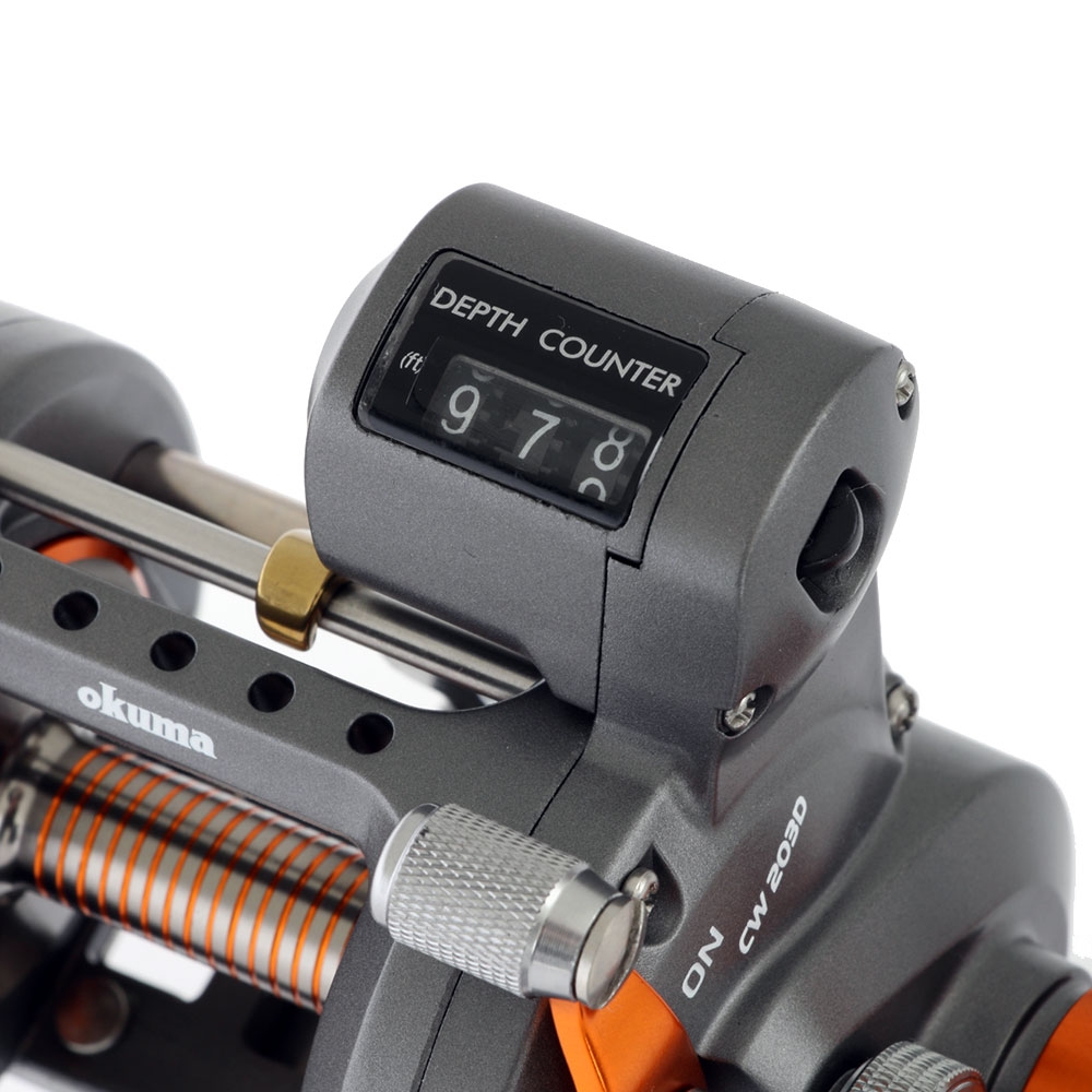 Okuma Coldwater 203D Linecounter Overhead Reel