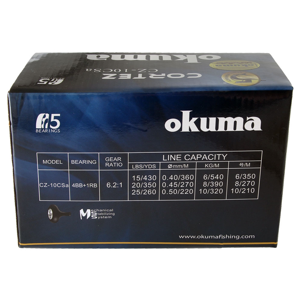 Okuma Cortez CZ-10CS Star Drag Overhead Reel