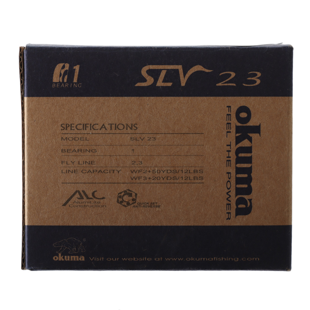 Okuma SLV 2/3 Large Arbor Alumilite Fly Reel