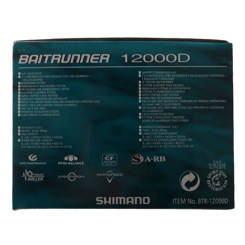 Shimano Baitrunner 12000 D Taipan Heavy Spinning Boat Combo 7ft 10-15kg 2pc