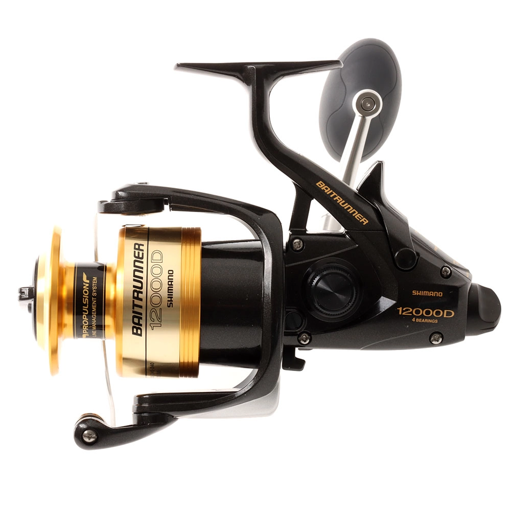 shimano 12000d reel Baitrunner D Spinning Shimanos power roller Running On Class - SeaAngler