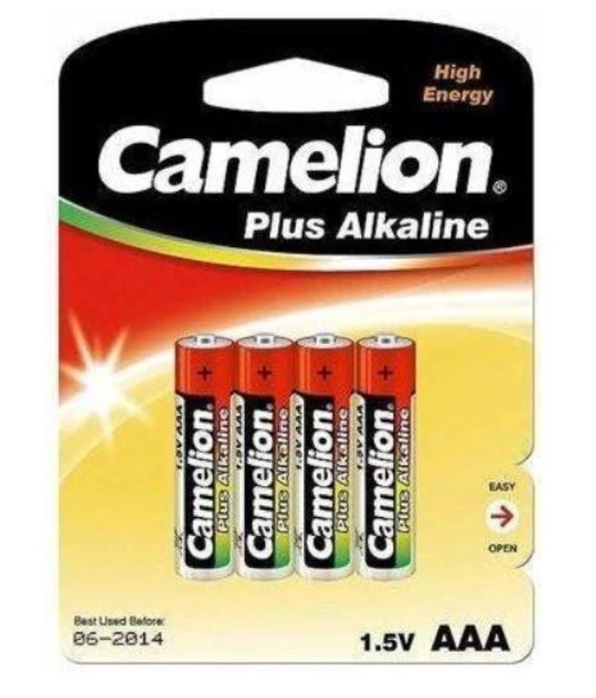 Camelion AAA Alkaline Batteries Qty 4