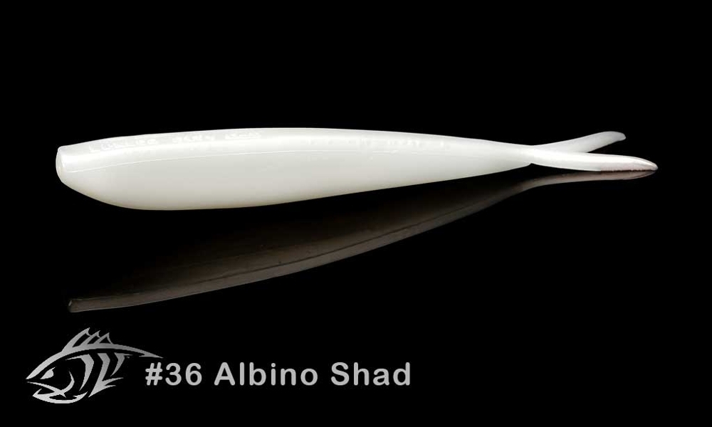 Lunker City Fin-S Fish Soft Bait 18cm Qty 5 Albino Shad