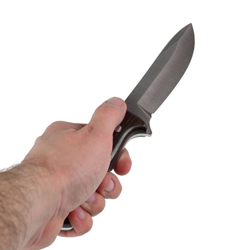 Miguel Nieto Trapper Knife Violet Wood Handle 11cm