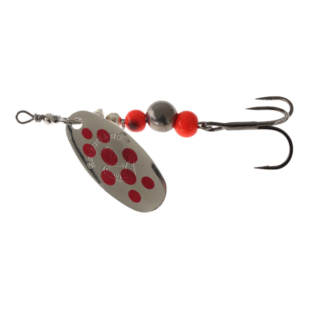 Savage Gear Caviar Spinner Lure No.2 6g Qty 1 Fluro Orange/Silver