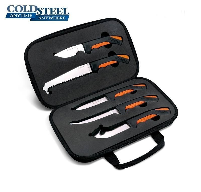 Cold Steel Fixed Blade Hunting Knife Kit Set of 5