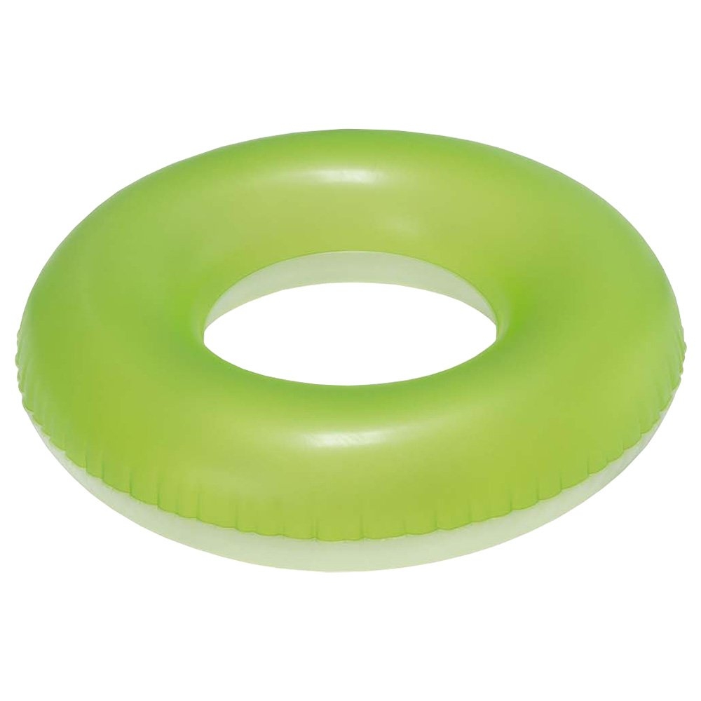 Bestway Frosted Neon Inflatable Swim Ring 76cm Fog Light Green