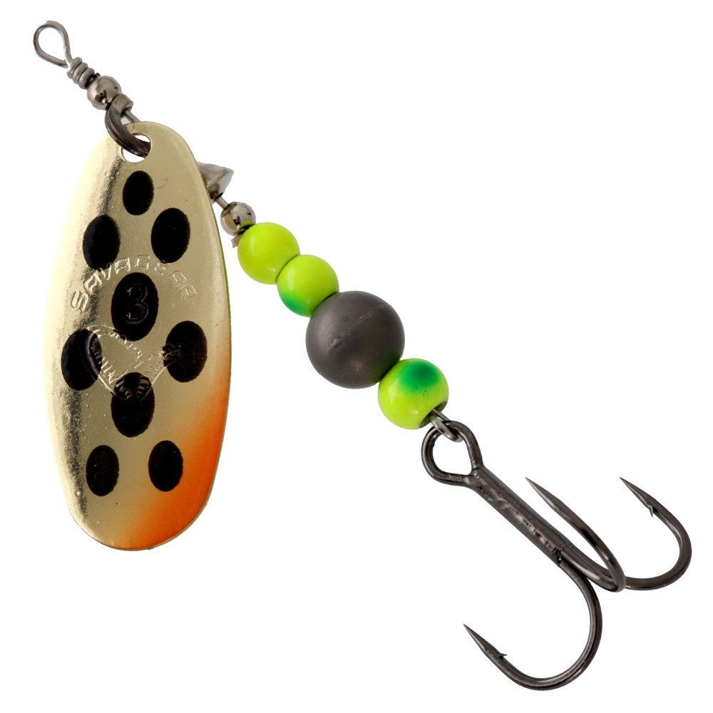 Savage Gear Caviar Spinner Lure No.3 9.5g Qty 1 Firetiger