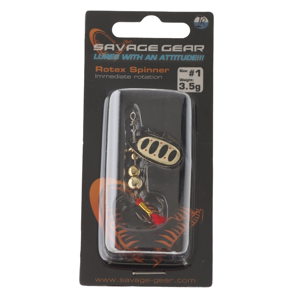 Savage Gear Rotex Spinner Lure #1 3.5g Gold