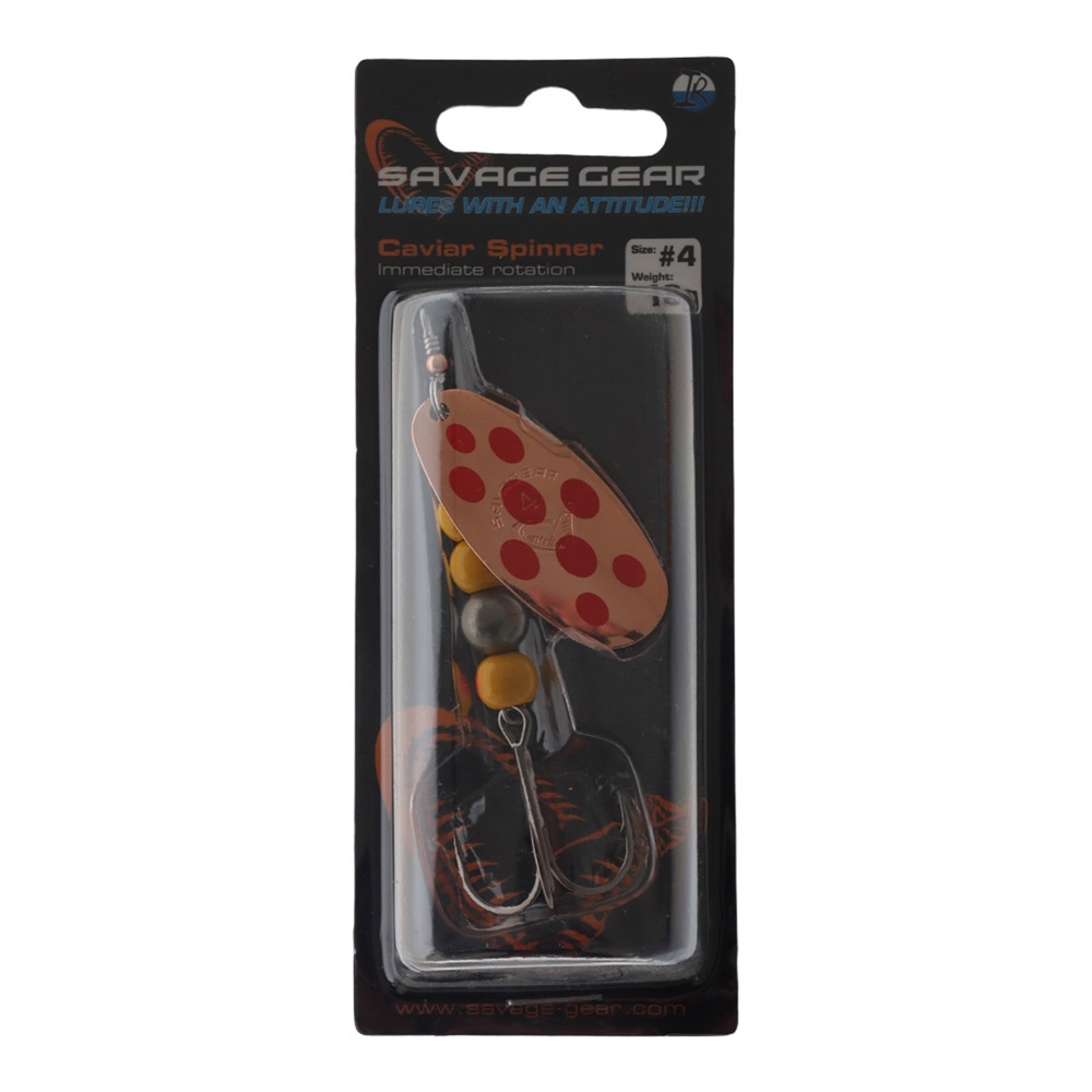 Savage Gear Caviar Spinner Lure No.4 18g Copper