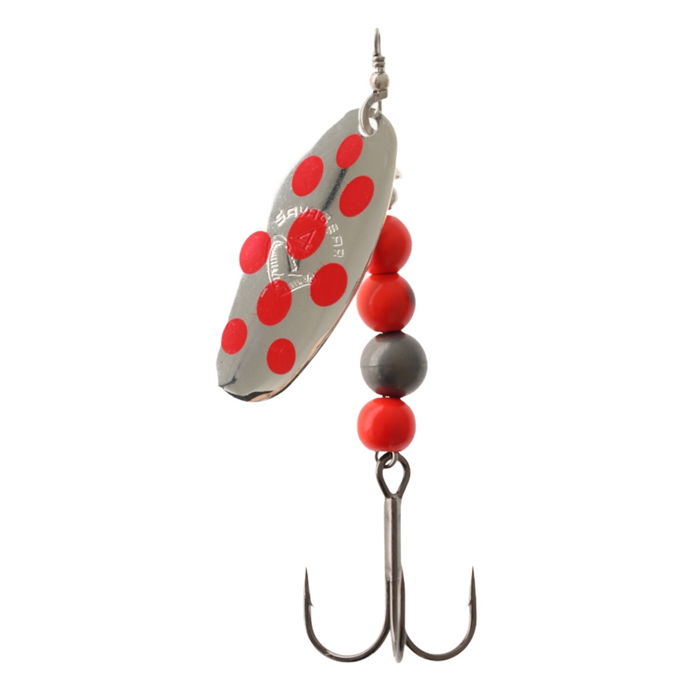 Savage Gear Caviar Spinner Lure No.4 18g Qty 1 Fluro Orange/Silver