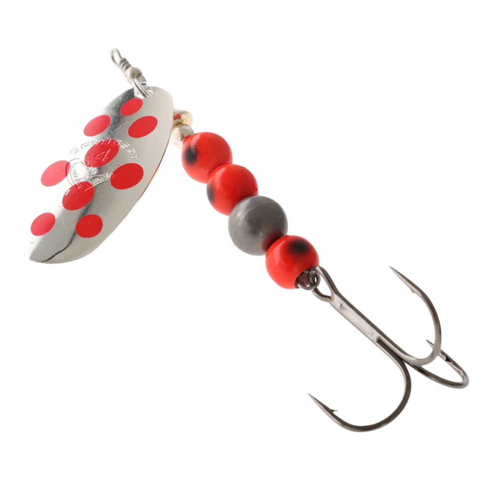 Savage Gear Caviar Spinner Lure No.4 18g Qty 1 Fluro Orange/Silver