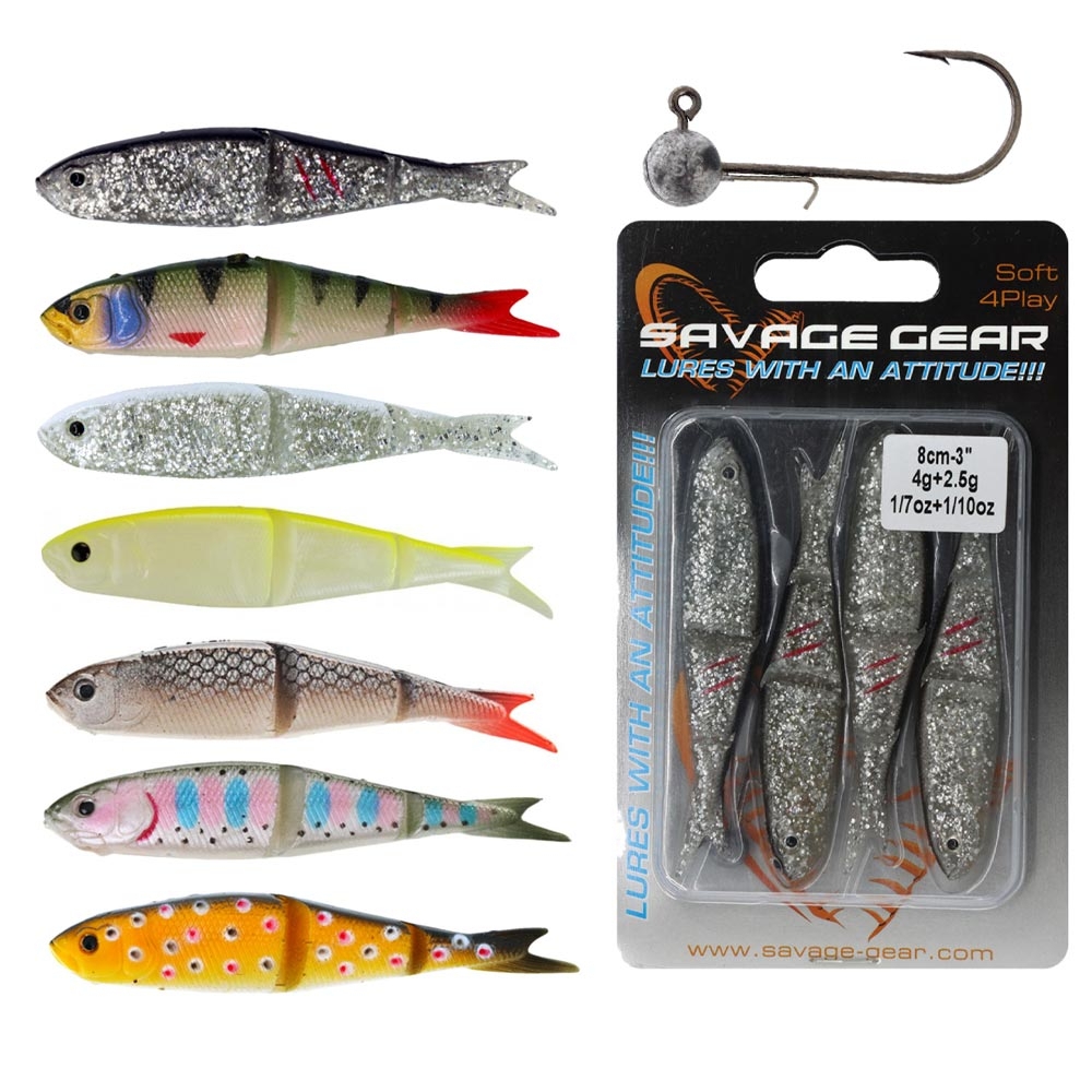 Savage Gear 4Play Swim and Jerk Swimming Soft Bait 8cm 4g