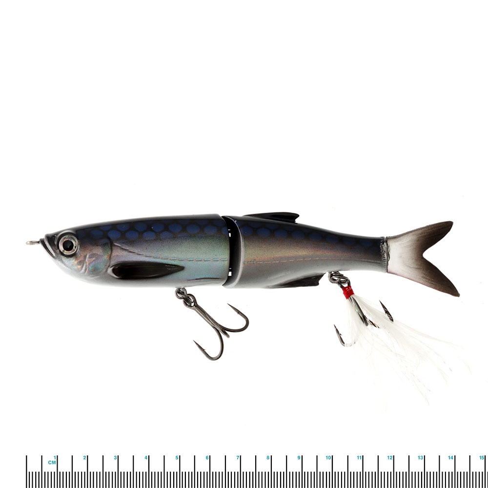 Savage Gear 3D Glide Swimmer Lure 13.5cm 28g Dirty Silver Flash