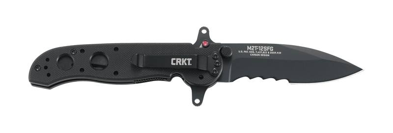 CRKT M21 Special forces Drop Point Folding Knife with Veff Serrations 8cm