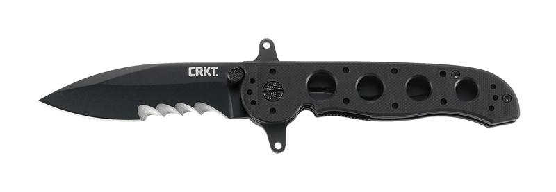 CRKT M21 Special forces Drop Point Folding Knife with Veff Serrations 8cm