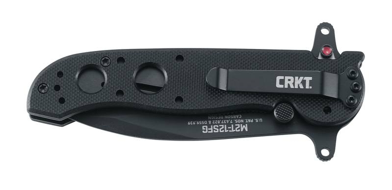 CRKT M21 Special forces Drop Point Folding Knife with Veff Serrations 8cm