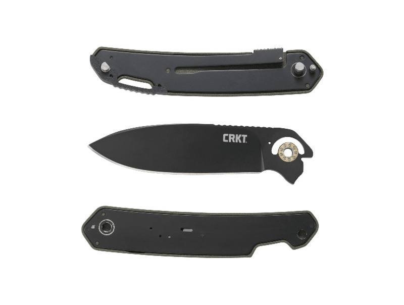 CRKT Bona Fide Folding Knife OD Green 3.52in