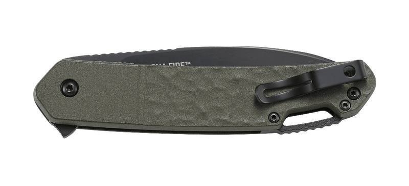 CRKT Bona Fide Folding Knife OD Green 3.52in