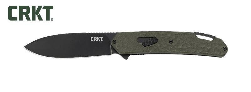 CRKT Bona Fide Folding Knife OD Green 3.52in