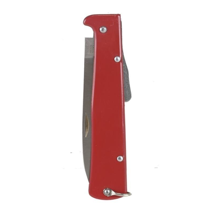 OTTER Mercator Carbon Steel Folding Knife Red Handle 9cm