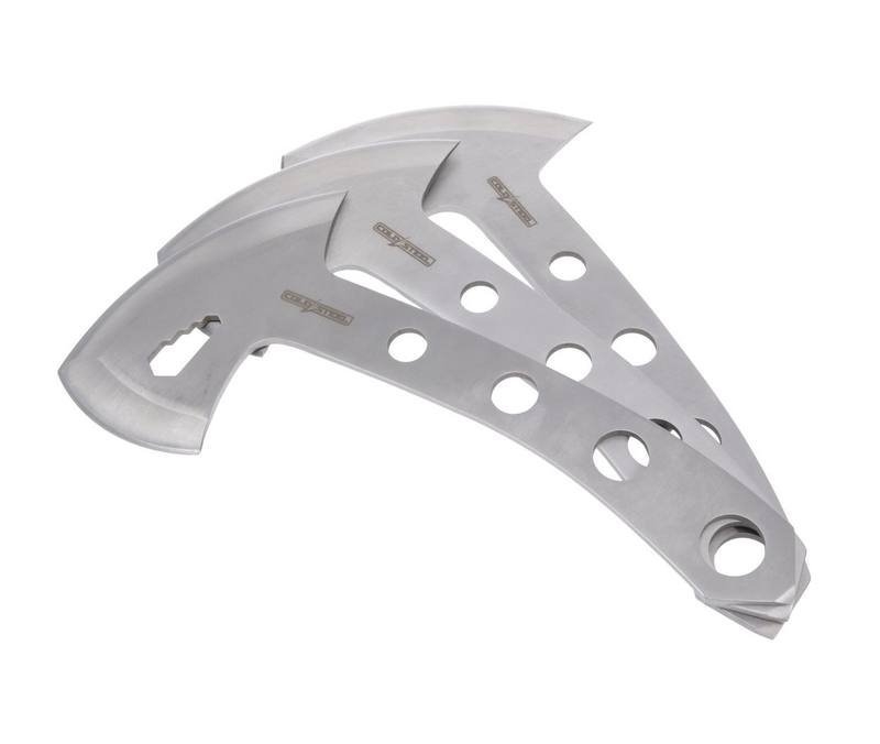 Cold Steel Throwing Axes with Sheath Silver Qty 3