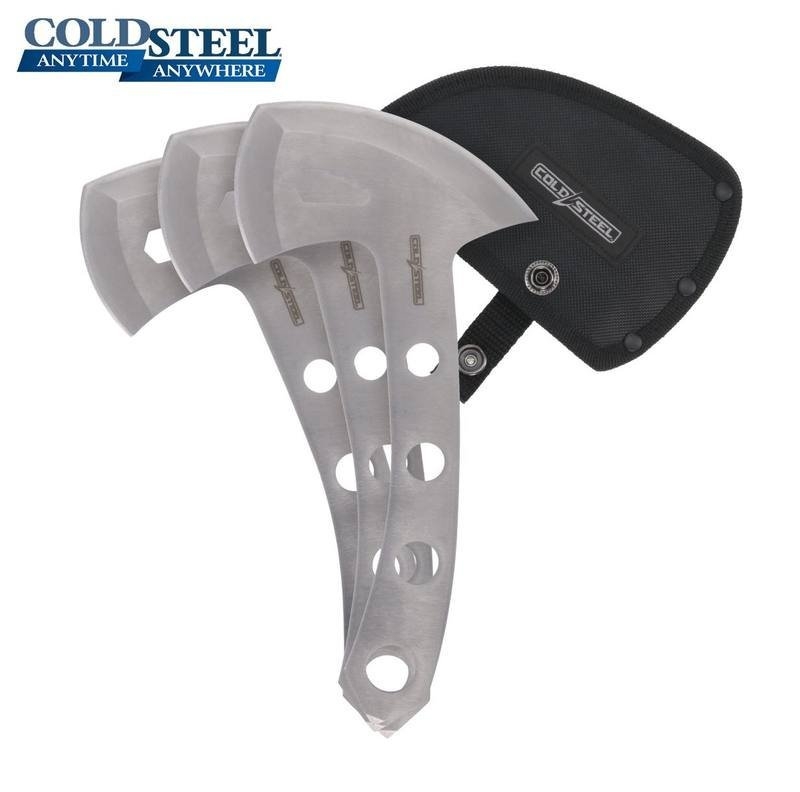 Cold Steel Throwing Axes with Sheath Silver Qty 3