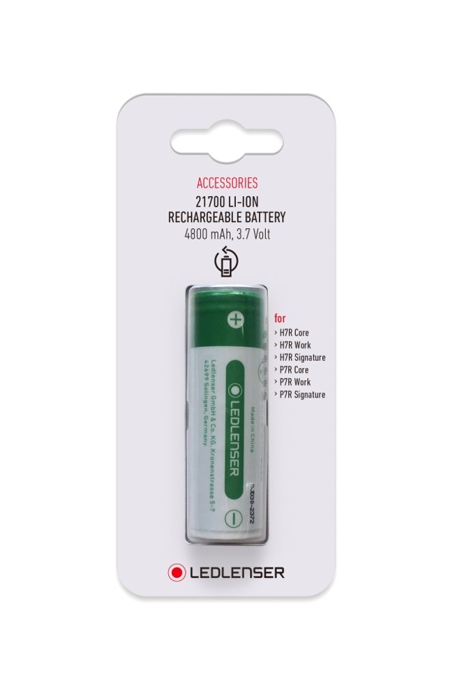 Ledlenser Rechargeable 21700 Li-Ion Battery 4800mAh