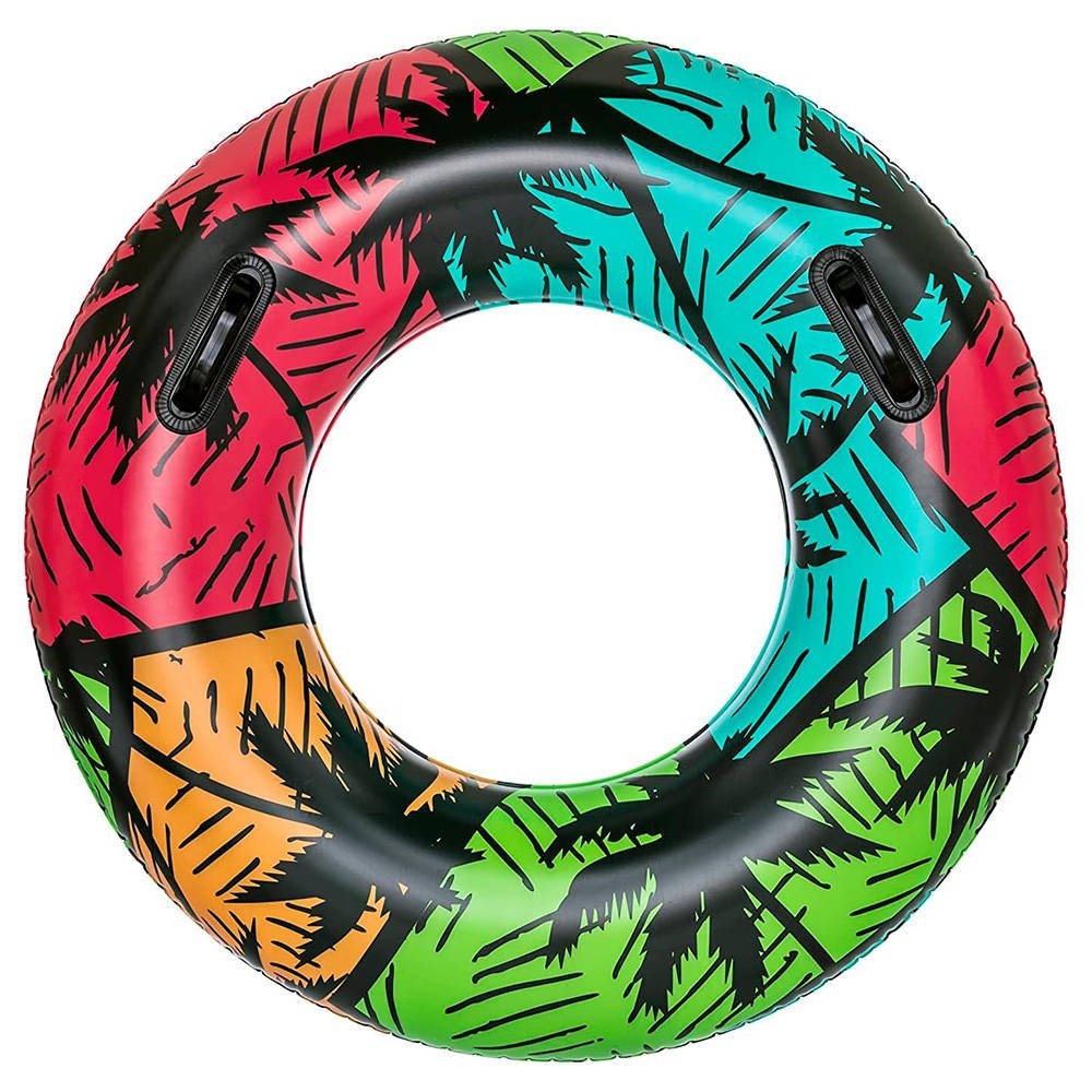 H2OGO! CoastalCastaway Inflatable Swim Ring 91cm Tropical Leaf