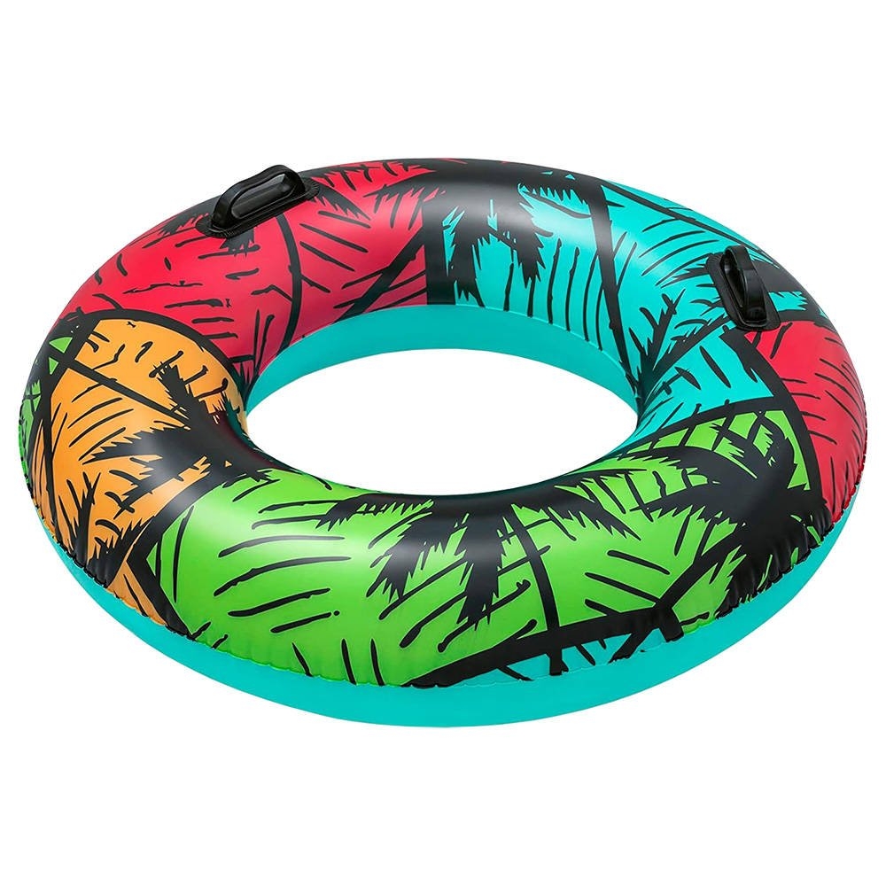H2OGO! CoastalCastaway Inflatable Swim Ring 91cm Tropical Leaf