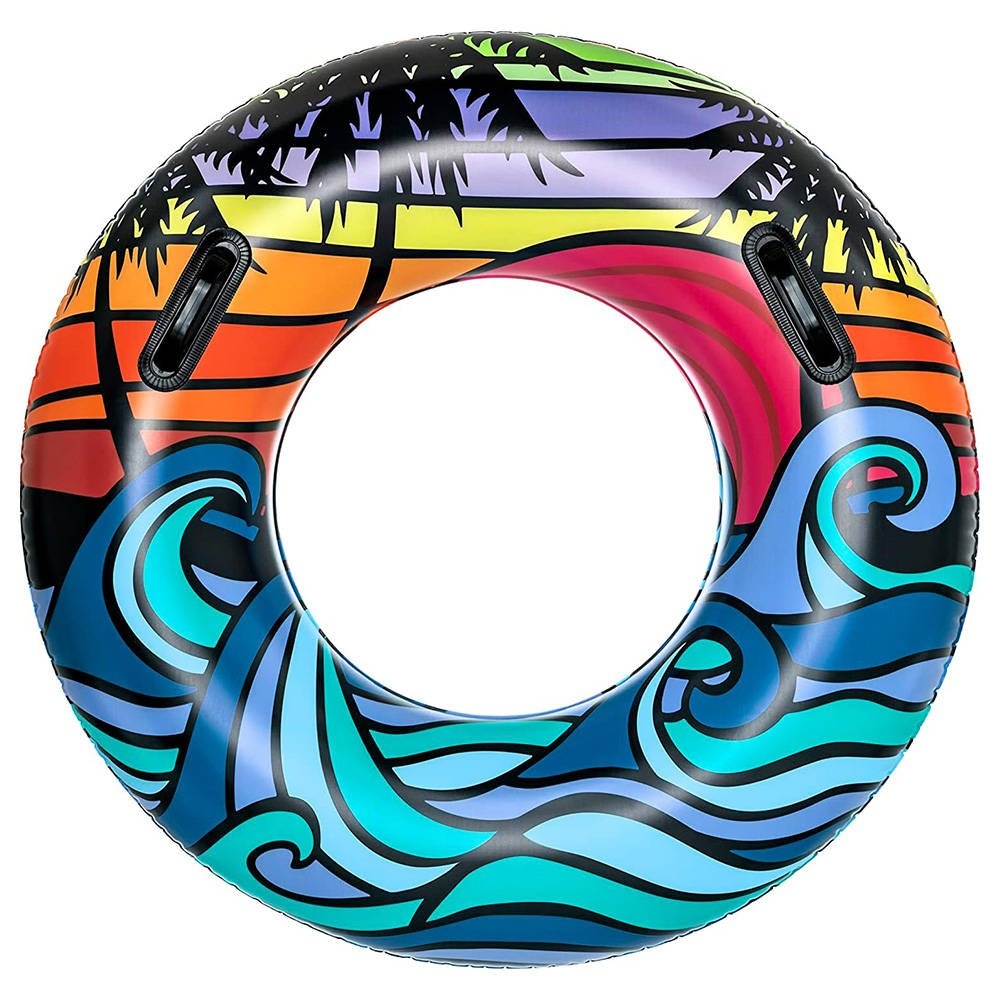 H2OGO! CoastalCastaway Inflatable Swim Ring 91cm Sunset