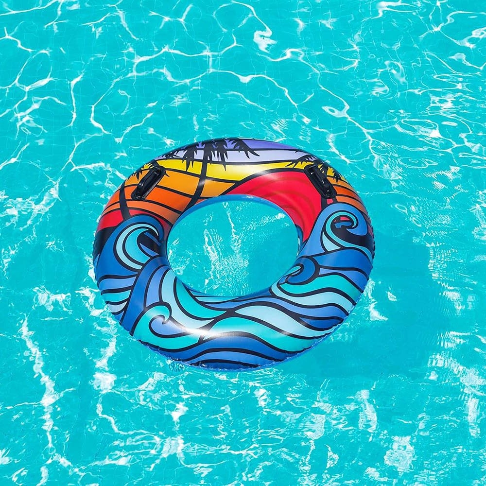H2OGO! CoastalCastaway Inflatable Swim Ring 91cm Sunset