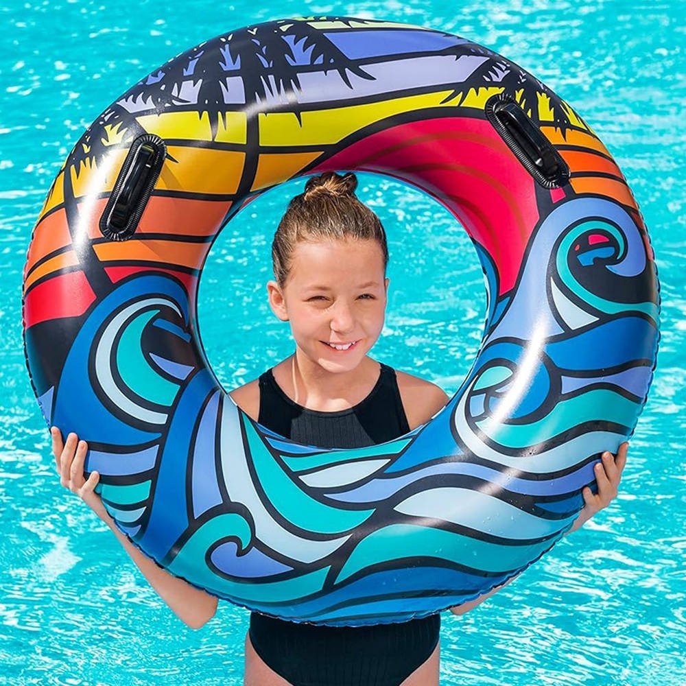 H2OGO! CoastalCastaway Inflatable Swim Ring 91cm Sunset