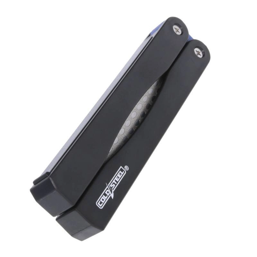 Cold Steel Folding Knife Sharpener 360 and 600 Grit Surfaces Cold Steel Folding Knife Sharpener 360 and 600 Grit Surfaces