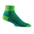 Wrightsock Coolmesh II Quarter Socks Blue/Green S