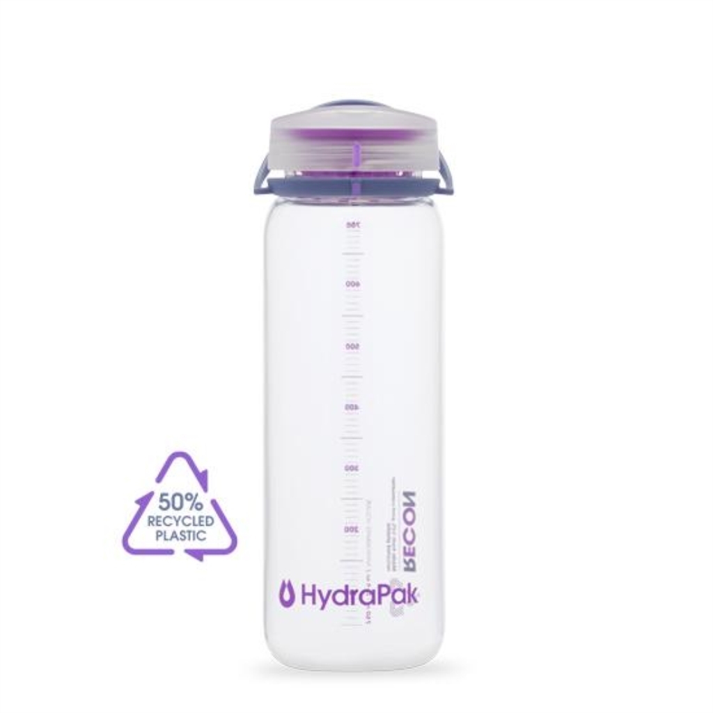 HydraPak Recon 750ml Clear/Iris & Violet