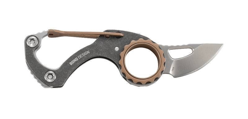 CRKT Compano Folding Knife and Carabiner 1.42in