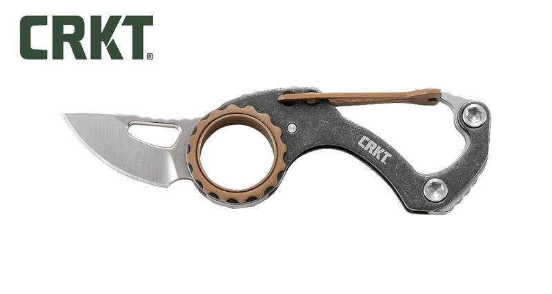 CRKT Compano Folding Knife and Carabiner 1.42in