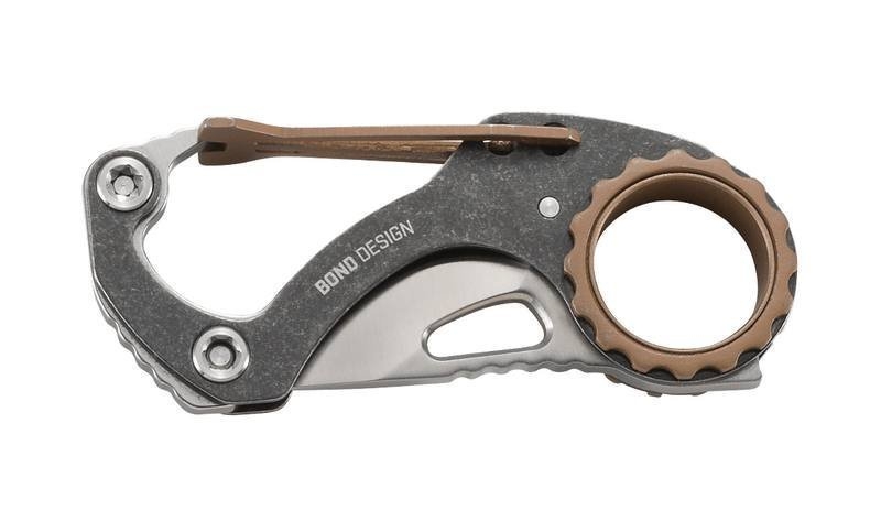 CRKT Compano Folding Knife and Carabiner 1.42in