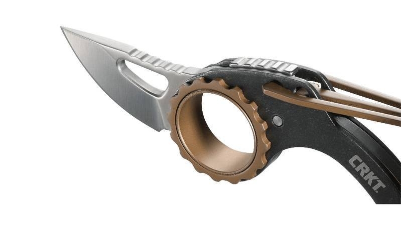 CRKT Compano Folding Knife and Carabiner 1.42in