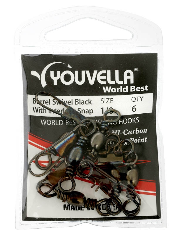 Youvella Snap Swivel Pack 1/0 Qty 6