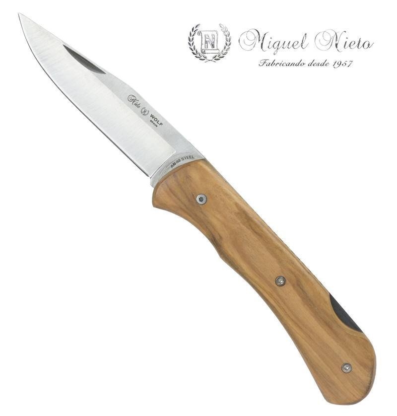 Miguel Nieto Wolf Knife Olive Handle 8cm
